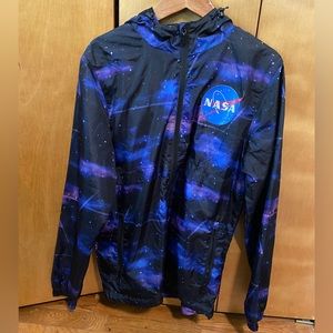 NASA galaxy windbreaker